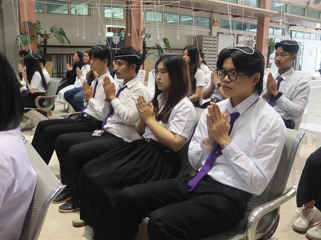 วิศวกรรมศาสตร์ ม.พะเยา จัดโครงการทำบุญคณะฯ ส่งเสริมคุณค่าทางศาสนาและวัฒนธรรมองค์กร