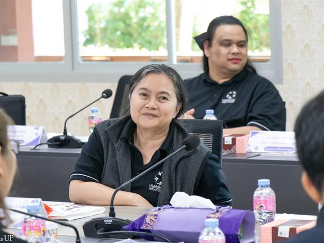 คณะศิลปศาสตร์ให้การต้อนรับคณะศึกษาดูงานด้านการบริการวิชาการ คณะมนุษยศาสตร์ มหาวิทยาลัยเกษตรศาสตร์