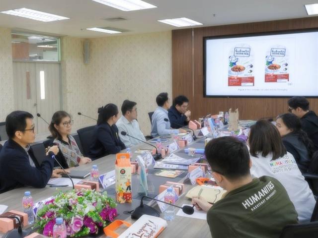 คณะศิลปศาสตร์ให้การต้อนรับคณะศึกษาดูงานด้านการบริการวิชาการ คณะมนุษยศาสตร์ มหาวิทยาลัยเกษตรศาสตร์