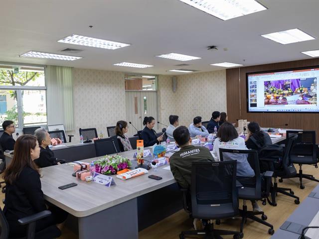 คณะศิลปศาสตร์ให้การต้อนรับคณะศึกษาดูงานด้านการบริการวิชาการ คณะมนุษยศาสตร์ มหาวิทยาลัยเกษตรศาสตร์