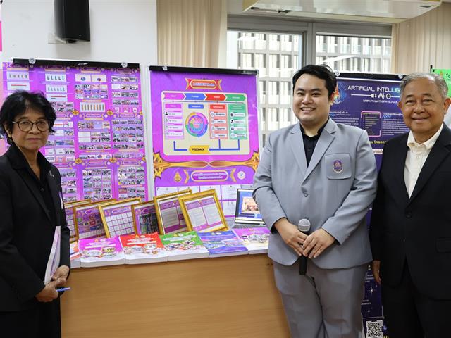 วิทยาลัยการจัดการ หลักสูตรการศึกษามหาบัณฑิต สาขาวิชาการบริหารการศึกษา จัดนิทรรศการและนำเสนอผลการฝึกปฏิบัติวิชาชีพการบริหารการศึกษาในสถานศึกษา ภาคเรียนที่ 2/2568