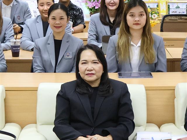 วิทยาลัยการจัดการ หลักสูตรการศึกษามหาบัณฑิต สาขาวิชาการบริหารการศึกษา จัดนิทรรศการและนำเสนอผลการฝึกปฏิบัติวิชาชีพการบริหารการศึกษาในสถานศึกษา ภาคเรียนที่ 2/2568