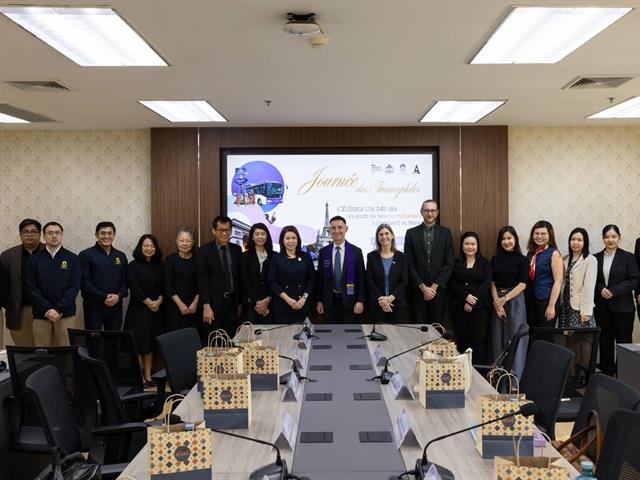 คณะศิลปศาสตร์ร่วมต้อนรับผู้แทนจากสถานเอกอัครราชทูตฝรั่งเศส โครงการเสริมสร้างความร่วมมือด้านวัฒนธรรมและภาษา