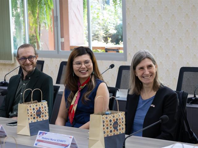 คณะศิลปศาสตร์ร่วมต้อนรับผู้แทนจากสถานเอกอัครราชทูตฝรั่งเศส โครงการเสริมสร้างความร่วมมือด้านวัฒนธรรมและภาษา