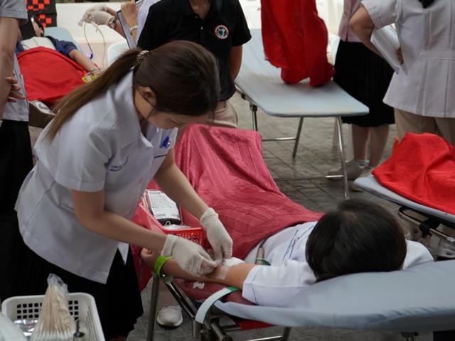 บริจาคโลหิต เนื่องในวาระครบ 100 วัน สตมวาร แห่งการเสด็จสวรรคต