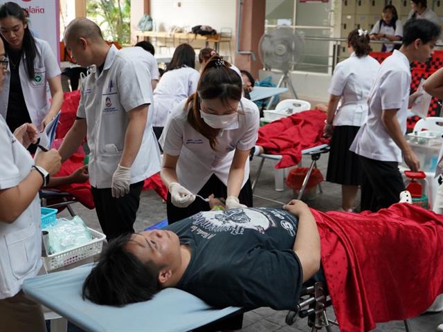 บริจาคโลหิต เนื่องในวาระครบ 100 วัน สตมวาร แห่งการเสด็จสวรรคต