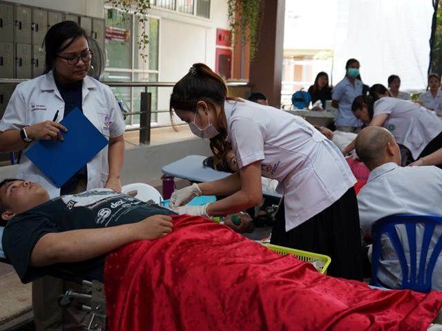 บริจาคโลหิต เนื่องในวาระครบ 100 วัน สตมวาร แห่งการเสด็จสวรรคต