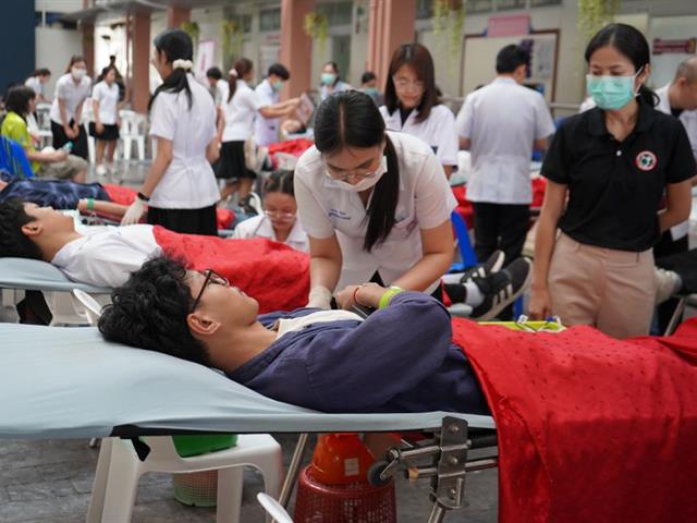 บริจาคโลหิต เนื่องในวาระครบ 100 วัน สตมวาร แห่งการเสด็จสวรรคต