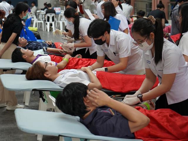 บริจาคโลหิต เนื่องในวาระครบ 100 วัน สตมวาร แห่งการเสด็จสวรรคต