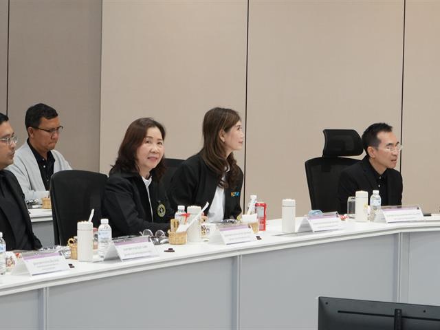 เสริมสร้างความร่วมมือกับคณะดูงานจากมหาวิทยาลัยนวมินทราธิราช