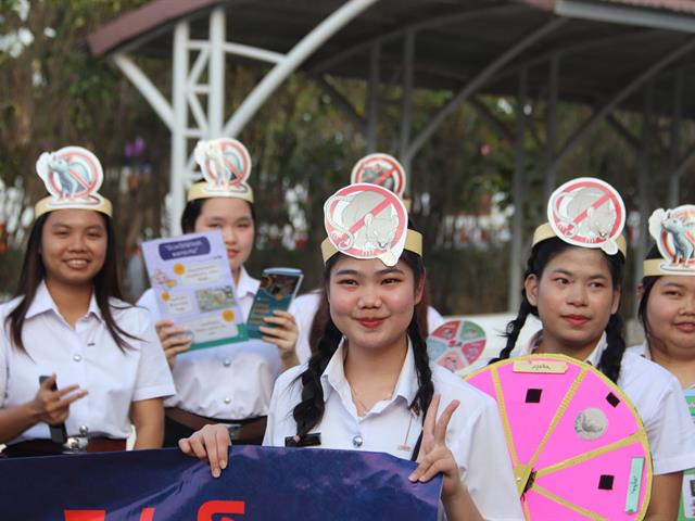 วันที่ 4 กุมภาพันธ์ 2569 สาขาวิชาอนามัยสิ่งแวดล้อม คณะสาธารณสุขศาสตร์ ร่วมกับหน่วยหอพัก และศูนย์สุขภาวะ กองกิจการนิสิต ได้จัดกิจกรรมเดินรณรงค์ให้ความรู้เกี่ยวกับสัตว์พาหะนำโรค