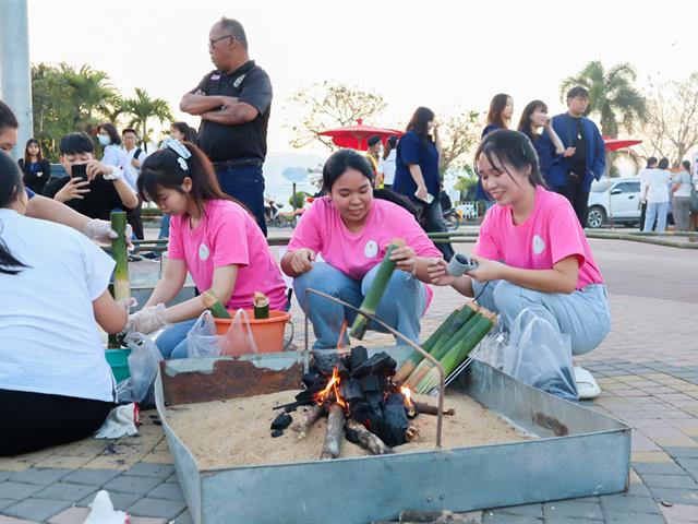 School of Education won the First Runner-Up Award in the Traditional Khao Lam Roasting Competition at the 2026 “Tan Khao Mai Sai Bat Luang” Cultural Event