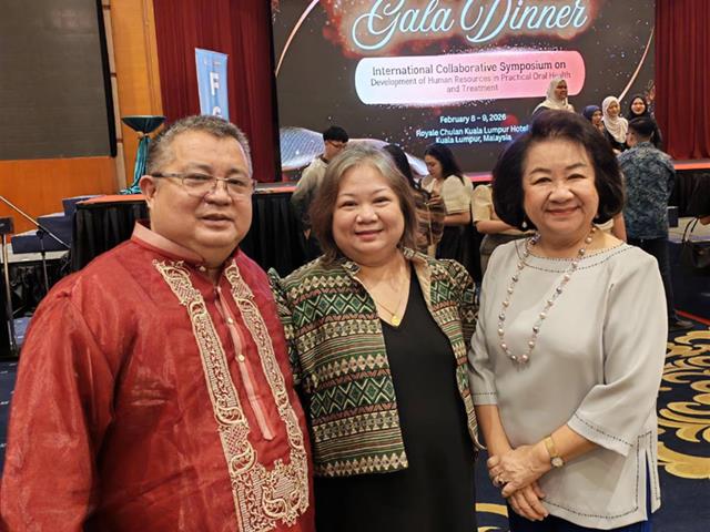 ศาสตราจารย์ ทันตแพทย์หญิง ดร.พัชราวรรณ ศรีศิลปนันทน์ คณบดีคณะทันตแพทยศาสตร์ มหาวิทยาลัยพะเยา เข้าร่วมการประชุมวิชาการนานาชาติ ณ กรุงกัวลาลัมเปอร์ 