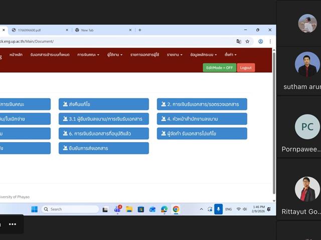 Engineering Develops Financial Document Tracking System Enhancing Operational Efficiency toward Digital Administration