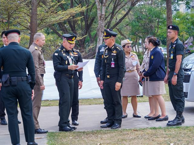 ม.พะเยา ต้อนรับคณะสำรวจพื้นที่ ประชุมเตรียมงานพิธีพระราชทานปริญญาบัตร ประจำปีการศึกษา 2567