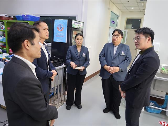 คณะเภสัชศาสตร์ ม.พะเยา ต้อนรับคณะผู้บริหารวิทยาลัยนอร์ทเทิร์น ศึกษาดูงานด้านการบริหารจัดการและหลักสูตร