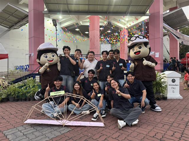 สุดยอดทีมวิศวกรรมโยธา ม.พะเยา คว้าถ้วยพระราชทาน ประจำปี 2569 การแข่งขันประเภทโครงสร้างไม้ไอศกรีม ครั้งที่ 18