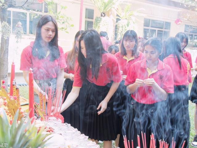 คณะศิลปศาสตร์จัดพิธีสักการะสิ่งศักดิ์สิทธิ์ เนื่องในโอกาสวันตรุษจีน 2569