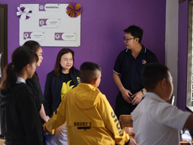 คณะศิลปศาสตร์ มุ่งมั่นสะท้อนบทบาทมหาวิทยาลัยเชิงพื้นที่ในโครงการ UP CSV และส่งมอบสื่อเพื่อพัฒนาทักษะภาษาจากผลงานวิจัย ณ โรงเรียนตำรวจตระเวนชายแดนเบ็ตตี้ดูเมน