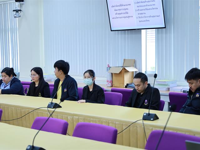 ให้การต้อนรับและรับการตรวจประเมินจากคณะทำงานสภาการพยาบาล