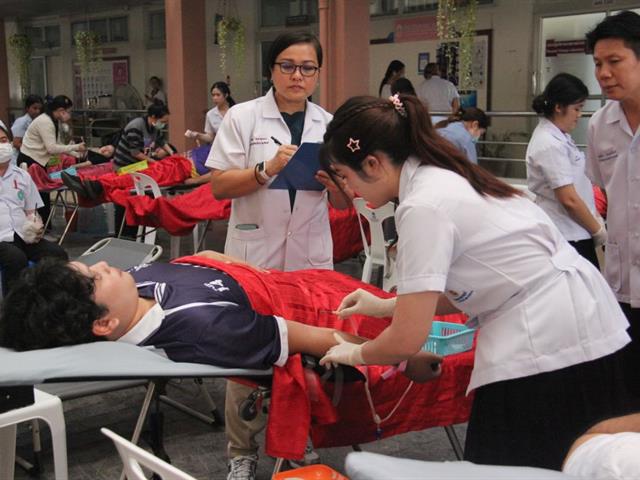 บริจาคโลหิต คณะสหเวชศาสตร์ ม.พะเยา