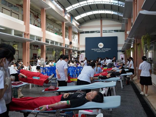 บริจาคโลหิต คณะสหเวชศาสตร์ ม.พะเยา