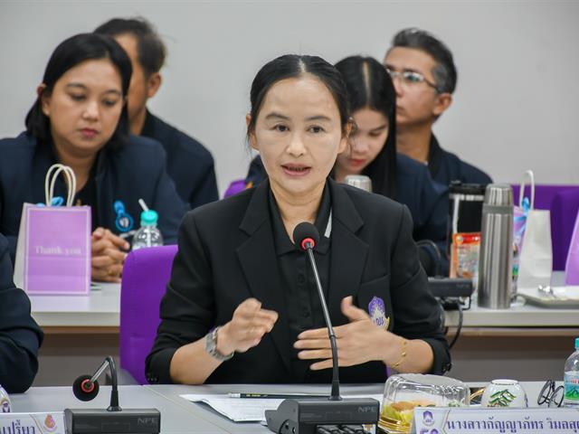 วิทยาลัยการศึกษา ต้อนรับคณะศึกษาดูงานระบบการบริหารจัดการสำนักงานคณะ จากคณะศึกษาศาสตร์ มหาวิทยาลัยทักษิณ