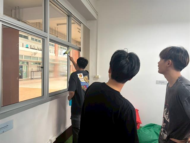 คณะวิศวกรรมศาสตร์ จุดพลังนิสิตจิตอาสา สร้าง “ห้องปลอดฝุ่น” เพื่อสุขภาวะยั่งยืน