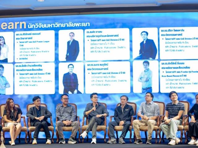 คณะหัวหน้าโครงการวิจัยคณะศิลปศาสตร์ เข้าร่วมโครงการพัฒนานักวิจัยและติดตามผลการดำเนินงานภายใต้ทุนวิจัย Fundamental Fund (FF) และกิจกรรม research camp