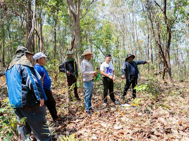 คณะวิศวกรรมศาสตร์ เข้าร่วมการตรวจวัดการกักเก็บคาร์บอนของป่าไม้ มุ่งสู่ความเป็นกลางทางคาร์บอน