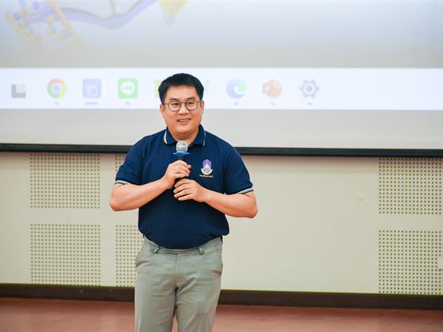 วิทยาลัยการศึกษา ดำเนินโครงการกิจกรรมเสริมความเป็นครูและกิจกรรมเสริมทางวิชาชีพตามมาตรฐานวิชาชีพคุรุสภา กิจกรรม 1 การส่งเสริมทักษะการสื่อสารในการเรียนรู้ตลอดชีวิต