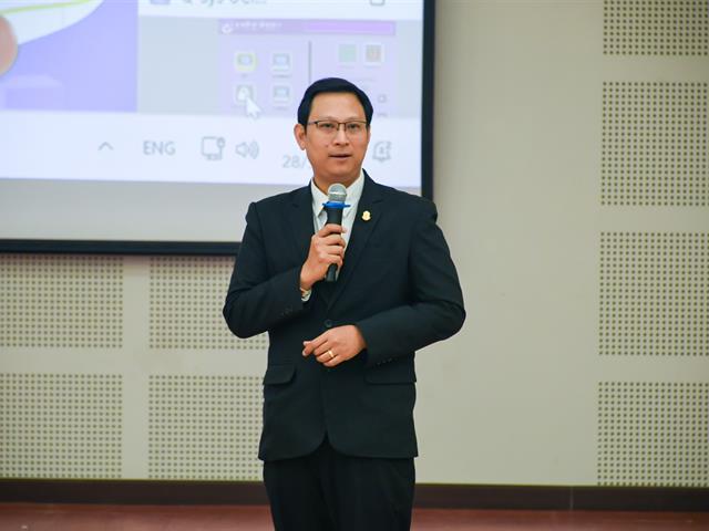 วิทยาลัยการศึกษา ดำเนินโครงการกิจกรรมเสริมความเป็นครูและกิจกรรมเสริมทางวิชาชีพตามมาตรฐานวิชาชีพคุรุสภา กิจกรรม 1 การส่งเสริมทักษะการสื่อสารในการเรียนรู้ตลอดชีวิต