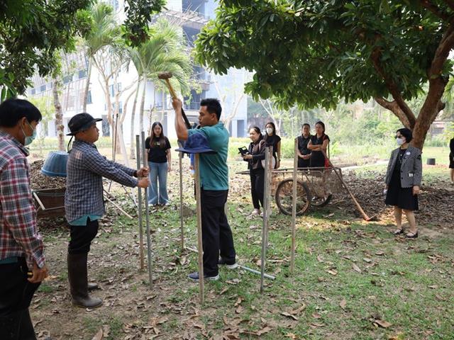 วิทยาเขตเชียงราย อบรมการส่งเสริมการใช้พื้นที่สีเขียวและการสร้างระบบนิเวศที่สมดุลภายในหน่วยงาน