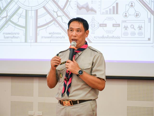 วิทยาลัยการศึกษา ดำเนินโครงการกิจกรรมเสริมความเป็นครูและกิจกรรมเสริมทางวิชาชีพตามมาตรฐานวิชาชีพคุรุสภา กิจกรรมที่ 2 การส่งเสริมกิจกรรมลูกเสือและผู้นำเกมนันทนาการ