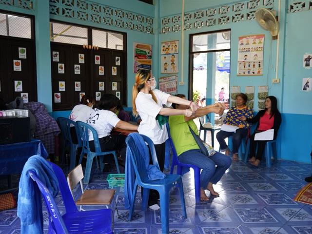 คณะสหเวชศาสตร์ ออกหน่วยตรวจสุขภาพชุมชน