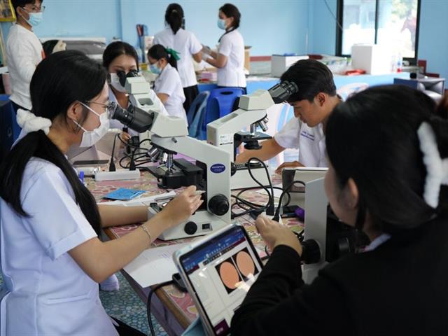 คณะสหเวชศาสตร์ ออกหน่วยตรวจสุขภาพชุมชน