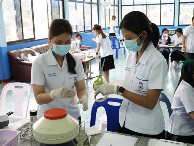 คณะสหเวชศาสตร์ ออกหน่วยตรวจสุขภาพชุมชน