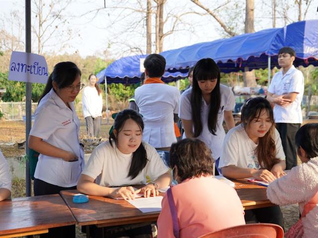 คณะสหเวชศาสตร์ ออกหน่วยตรวจสุขภาพชุมชน