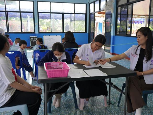 คณะสหเวชศาสตร์ ออกหน่วยตรวจสุขภาพชุมชน