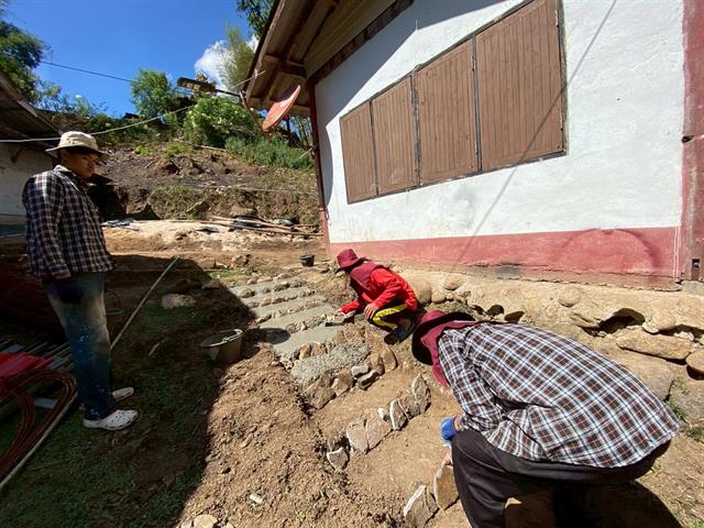 นิสิตวิศวกรรมโยธา สร้างสรรค์งานวิศวกรรมเพื่อสังคม ผ่านกิจกรรมฮอมแฮงอาสา ฮอมปอยพัฒนา