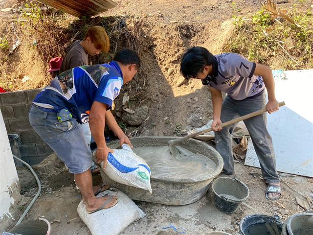 นิสิตวิศวกรรมโยธา สร้างสรรค์งานวิศวกรรมเพื่อสังคม ผ่านกิจกรรมฮอมแฮงอาสา ฮอมปอยพัฒนา