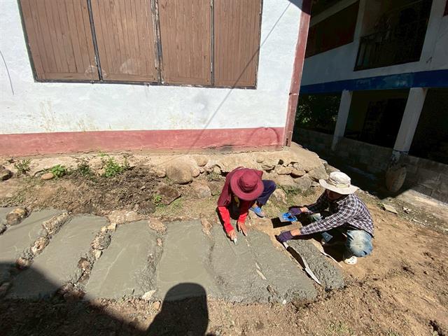 นิสิตวิศวกรรมโยธา สร้างสรรค์งานวิศวกรรมเพื่อสังคม ผ่านกิจกรรมฮอมแฮงอาสา ฮอมปอยพัฒนา