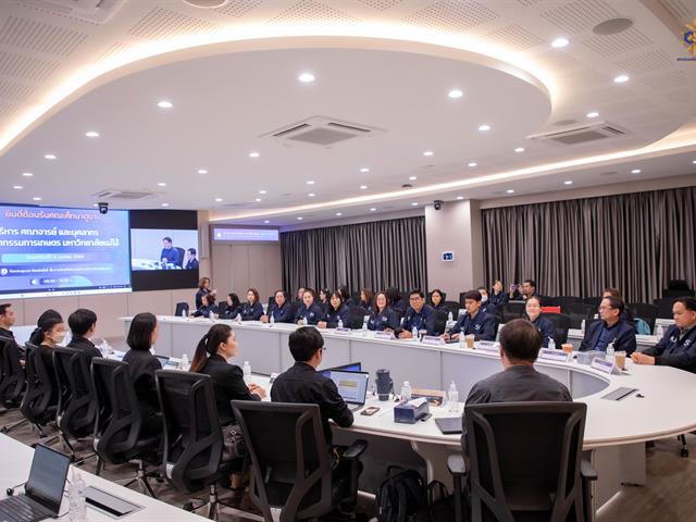  ต้อนรับคณะศึกษาดูงานมหาวิทยาลัยแม่โจ้ 