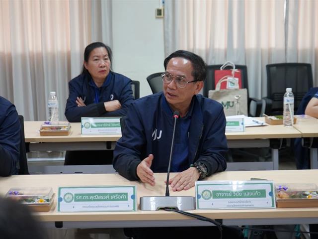 ม.พะเยาต้อนรับคณะศึกษาดูงานจาก ม.แม่โจ้