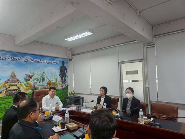 วิทยาเขตเชียงราย นิเทศการฝึกประสบการณ์วิชาชีพการบริหารการศึกษา ณ สพป.ชร.1