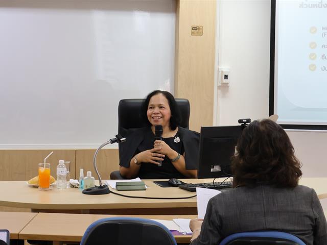 หลักสูตรการศึกษามหาบัณฑิต สาขาวิชาการบริหารการศึกษา จัดบรรยายพิเศษ หัวข้อ "แนวโน้มและนโยบายการประกันคุณภาพการศึกษาขั้นพื้นฐาน และการวิจัยเพื่อพัฒนาคุณภาพ"  โดย ดร.มธุรส ประภาจันทร์