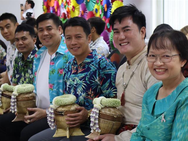 วิทยาลัยการจัดการ จัดพิธีสืบสานประเพณี “สระเกล้าดำหัว” ผู้บริหาร คณาจารย์อาวุโส เนื่องในเทศกาลปี๋ใหม่เมือง ประจำปี 2569