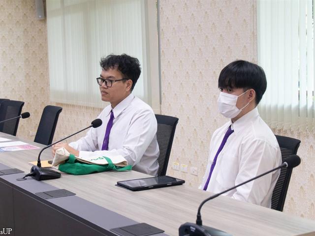 ผู้บริหารและนิสิตโครงการสหกิจศึกษาต่างประเทศ คณะศิลปศาสตร์ เข้าพบอธิการบดีเพื่อรายงานผลการดำเนินงาน ประจำปีการศึกษา 2569