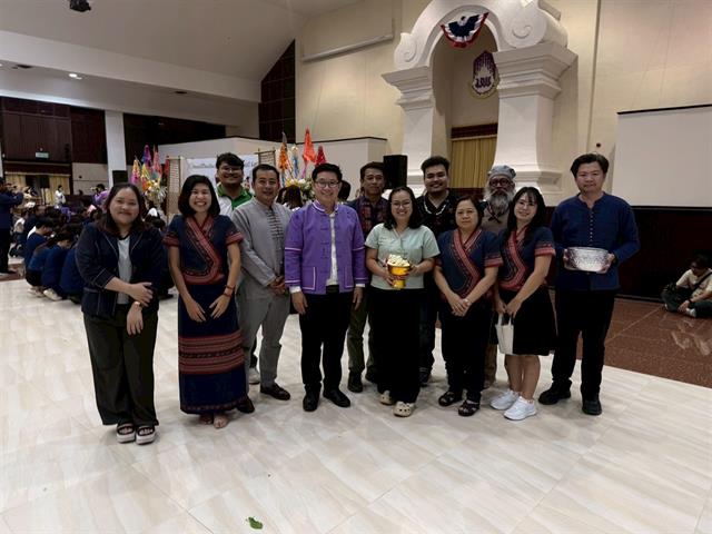 คณะสถาปัตยกรรมศาสตร์และศิลปกรรมศาสตร์ เข้าร่วมประเพณีปี๋ใหม่เมือง 