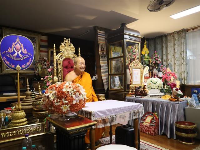 วิทยาเขตเชียงราย กราบนมัสการขอพรจากพระเดชพระคุณ พระราชวชิรคณี, ดร. เจ้าคณะ จ.เชียงราย